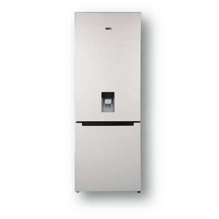 Bottom Freezer Fridge With Water Dispenser - Metallic