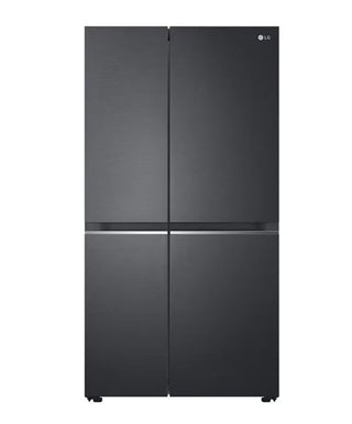 LG 647LSide-By-Side Fridge In Matte Black Steel  GC-B257SQYL.AMCQESA