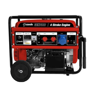 Generator Electric / Recoil Start Steel Red Single Phase4 Stroke 5700W