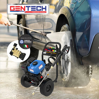 Gentech 220 BAR / 3200 PSI DIY Petrol High Pressure Washer GPPW3200  - Blue