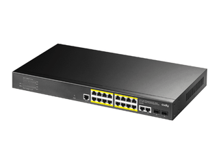 Cudy 16 Port Gigabit PoE 180W 2 Gigabit 2SFP Switch  CD-GS1018PS