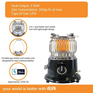Stove Cooker / Heater Combo