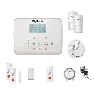 Digitech WIFI/GSM Dual Network Wireless Alarm Kit - GSM-ALARM-KIT-2