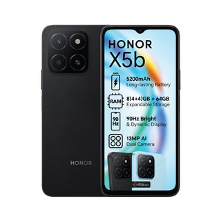 HONOR X5b 4G 64GB (Dual SIM) - Midnight Black