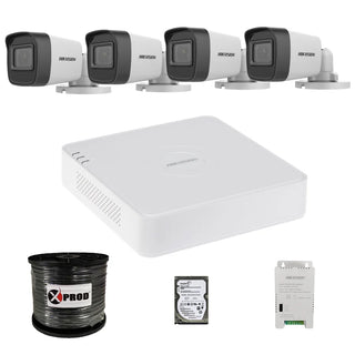 Hikvision 4 Channel 1080p Complete Kit - New Model