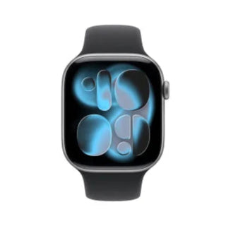 Apple Watch Series 11 GPS + Cellular 46mm Space Grey Aluminium Case with Black Sport Band M/L