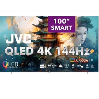 JVC 100-Inch 4K Ultra HD QLED Smart Google TV   LT-100NQ7165