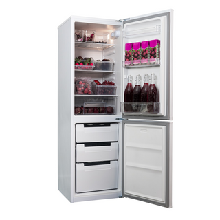 KIC 239L Bottom Freezer Fridge - White KBF 525/2 WH