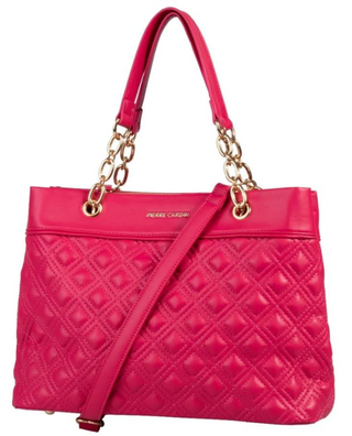 Pierre Cardin Kylie Chain Quilted Satchel