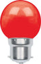 FLASHNon-Dimmable Red LED Golf Ball Lamp XLED-GB02R
