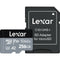 Lexar 256gb professional 1066x uhs-i microsdxc memory card with sd adaptor