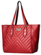 Pierre Cardin Noni Quilted Tote Handbag | Red