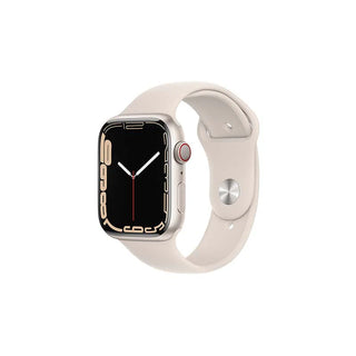 Apple Watch Series 7 GPS 45MM  Starlight   AluminiumCase With  Starlight Light Sport Band Regular – MKN63SO/A