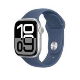 Apple Watch Series 10 GPS Aluminium Case (46mm) with Sport Band - M/L - Silver