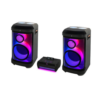 JVC MX-N1215B 350W Party Tower Speakers, Bluetooth and Karaoke MX-N1215B