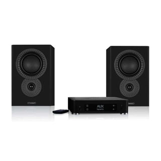 Mission  – Wireless Hub Powered by 60W 2-Way Bookshelf Speakers – Each LX-Connect