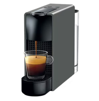 NESPRESSO ESSENZA BUNDLE 1450W MINI AUTOMATIC ESPRESSO MACHINE WITH AEROCCINO MILK FROTHER - SILVER