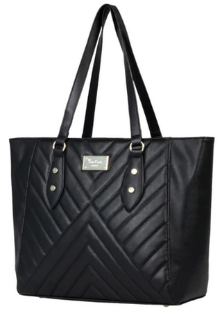 Pierre Cardin Noni Quilted Tote Handbag  Black