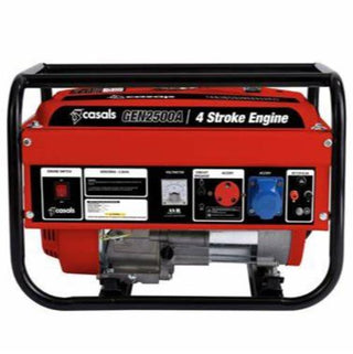 Generator Recoil Start Steel Red Single Phase 4 Stroke 2000W