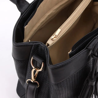 Pierre Cardin  Christie Satchel Black