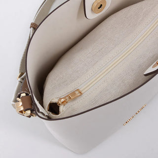 Pierre Cardin Ella Bucket Bag White