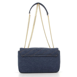 Pierre Cardin Tessa Chain Shoulder Bag Dark Denim