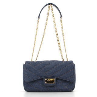 Pierre Cardin Tessa Chain Shoulder Bag Dark Denim