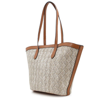 Pierre Cardin Maia Straw Tote Tan