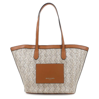 Pierre Cardin Maia Straw Tote Tan