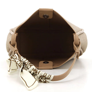 Pierre Cardin Luisa Dual Bucket Bag Beige