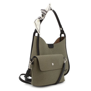 Pierre Cardin Luisa Dual Bucket Bag Black