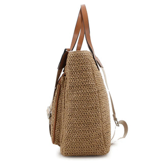 Pierre Cardin Isla Straw Tote Tan