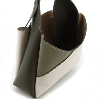 Pierre Cardin Noemie Colourblock Shoulder Bag Neutral