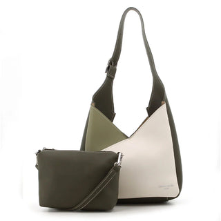 Pierre Cardin Noemie Colourblock Shoulder Bag Neutral