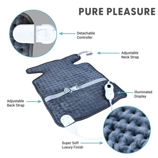 Pure Pleasure Electric Heating Pad Neck & Back (PHP008)
