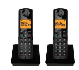 Cordless Telephone with CLI and Unwanted Call Blocker - 2 Handsets