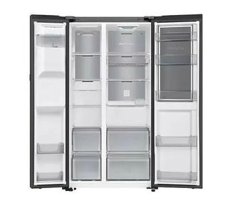 Samsung 609l Black Side By Side Food Showcase Bespoke AI With SmartThings - RS80F64G2FFA