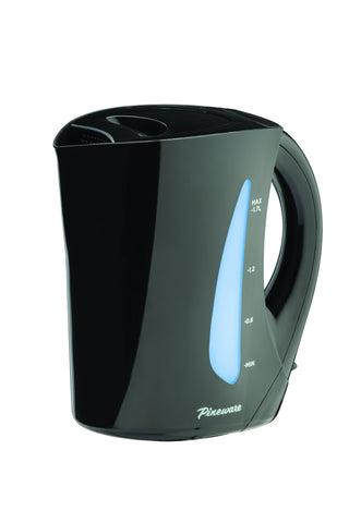 Black Pineware Corded Kettle 1.7L - PSAK844 861622