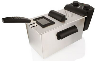 Deep Fryer With Timer Stainless Steel 3L 2100W "Tempura"