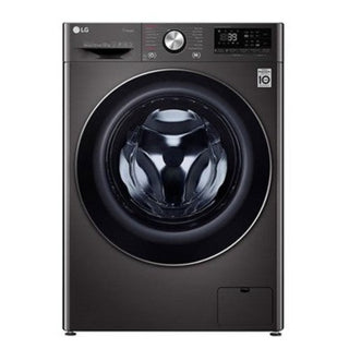 LG 12Kg Front Loader Washing Machine - Black Steel F4V9BWP2E.ABLQESA