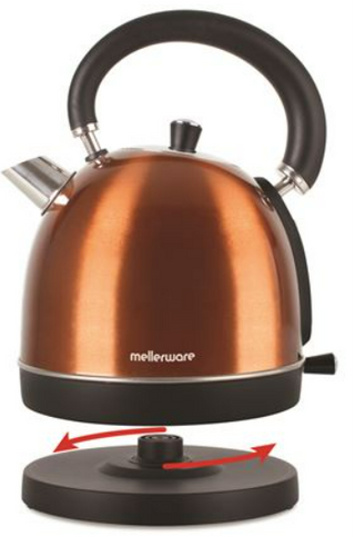 Pack 2 Piece Set Stainless Steel Kettle And Toaster "Copper" #