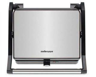 Panini Press 4 Slice Non-Stick Black 2200W "Grande Press"