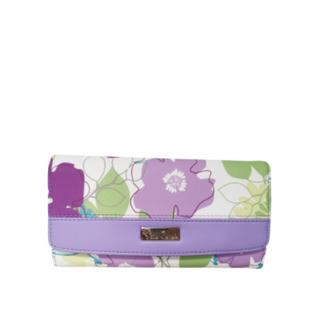 Pierre Cardin Aasha floral bifold purse Lilac