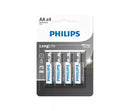 Philips Longlife AA Batteries – 4 Pack R6L4B/40