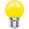 FLASH  Non-Dimmable  Yellow LED Golf Ball Lamp XLED-GB02Y
