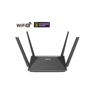 ASUS RT-AX52 AX1800 AiMesh Wireless Router - Dual-band 2.4GHz and 5GHz Gigabit Ethernet Black