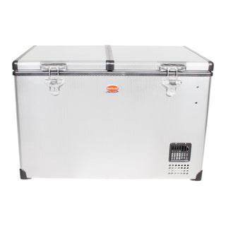 SnoMaster 81.5L Stainless Steel Portable Fridge/ Freezer (Dual Compartment) – SMDZ-TR82D