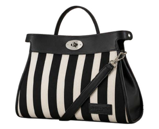 Pierre Cardin Safiya Striped Flyknit Satchel bag
