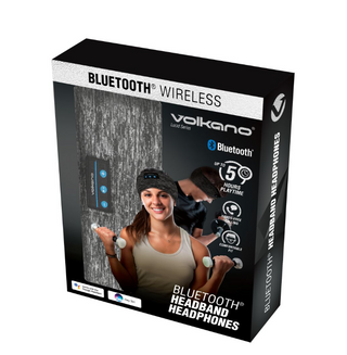 Volkano Lucid Series Bluetooth Headband Headphones -VK-2020-GR