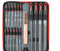 Hi-Spec 17 Piece Carbon-Steel Hand & Needle File and Wire Brush Tool Set